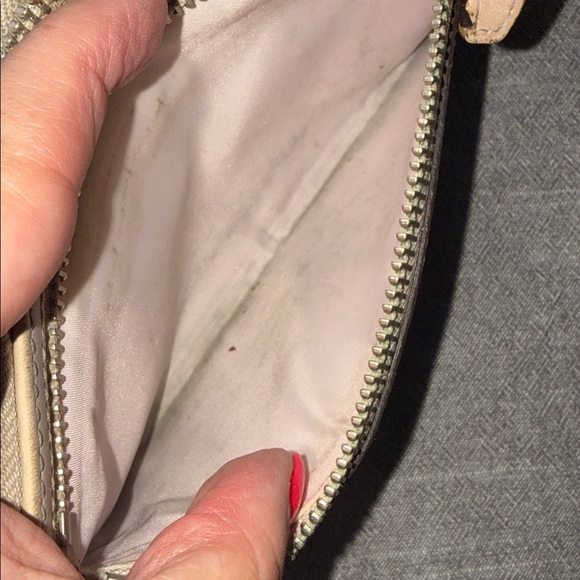 Coach Colorblock Orange and Grey Wallet/Wristlet with Callouts - Picture 12 of 13